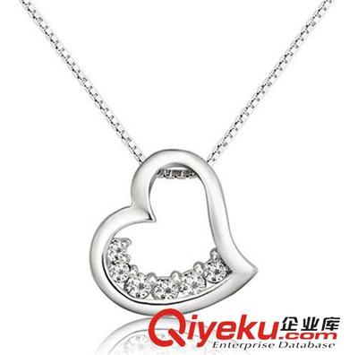 璀璨心意之選 925純銀小愛心鑲鉆鎖骨鏈，工廠直供的生日好禮